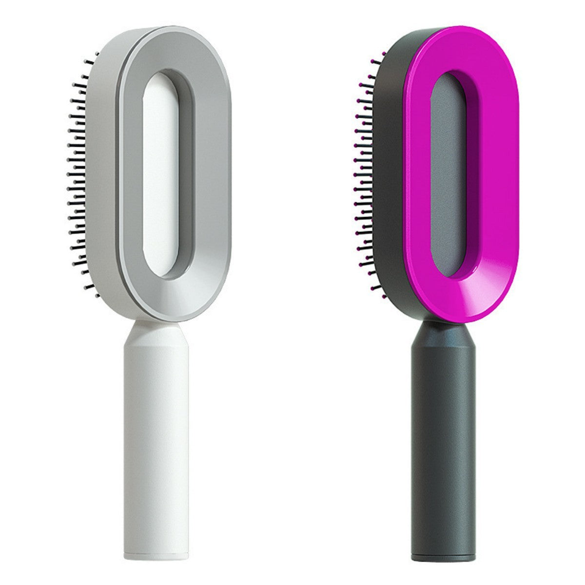 Self Cleaning Hair Brush For Women One-key
