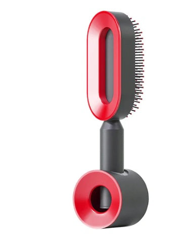 Self Cleaning Hair Brush For Women One-key