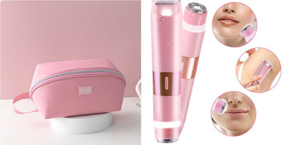 2-in-1 Electric Shaver Women's Double-headed Shaving