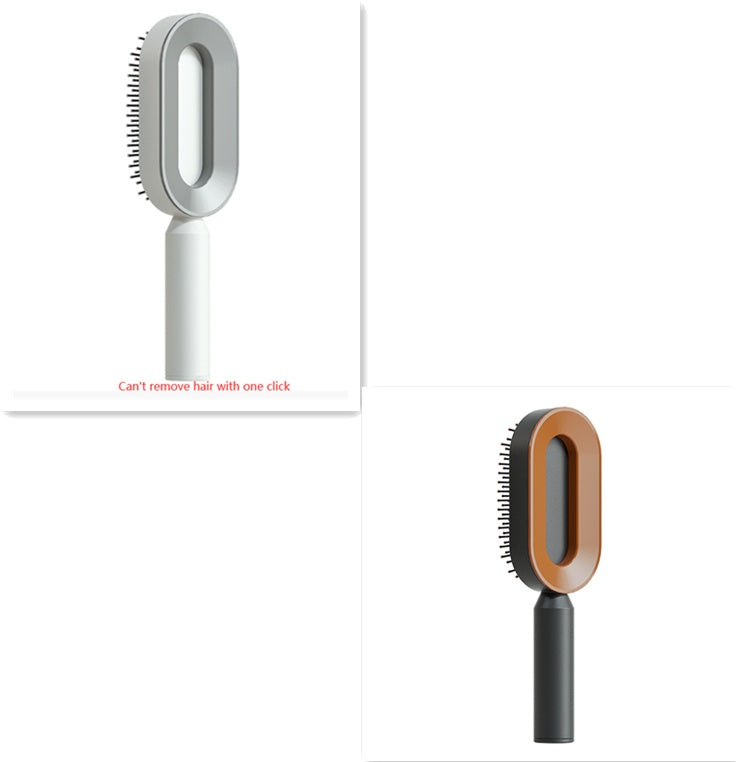 Self Cleaning Hair Brush For Women One-key